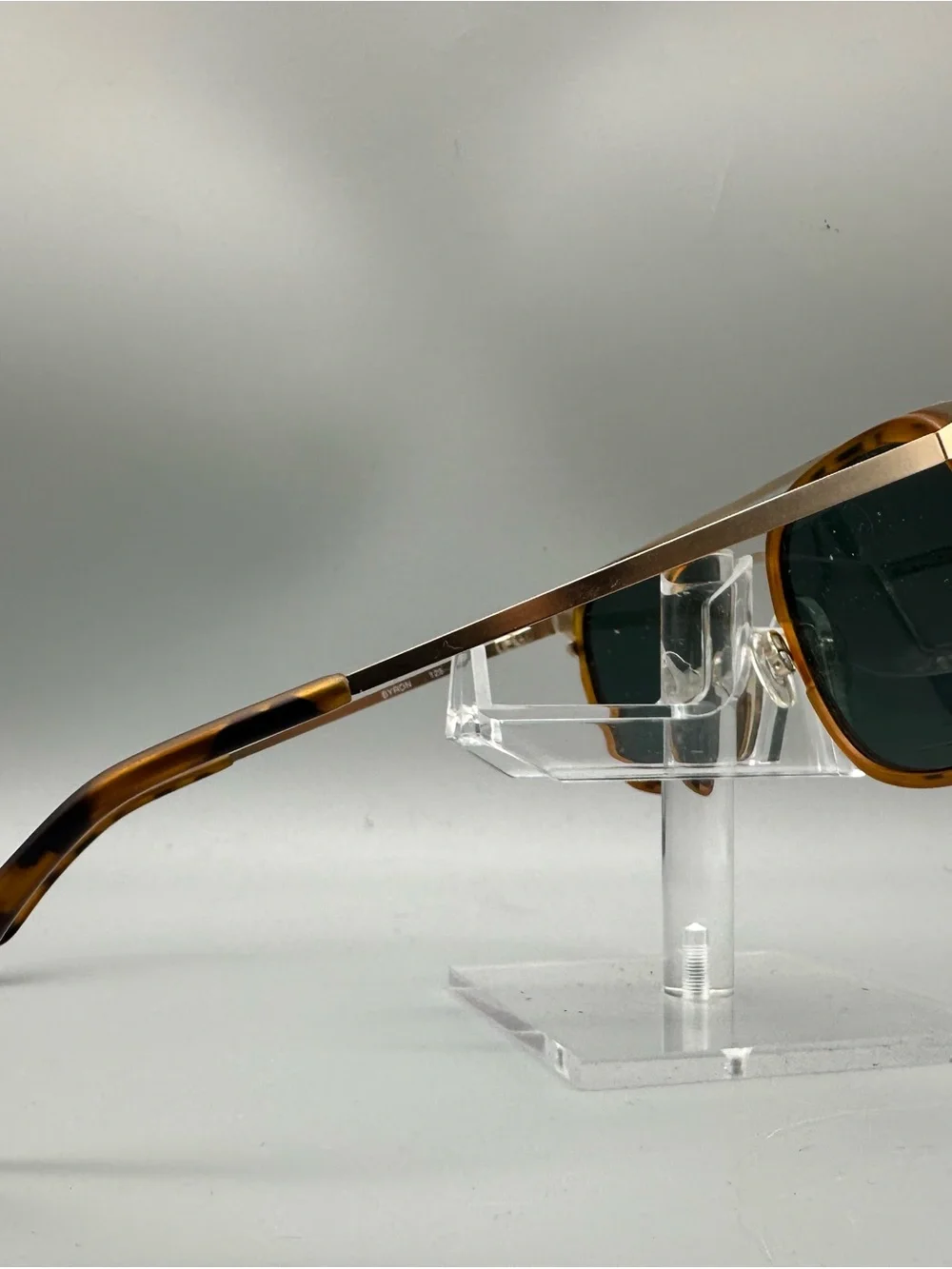 Quay Australia Byron Sunglasses Tortoise Shell Gold Double Bridge